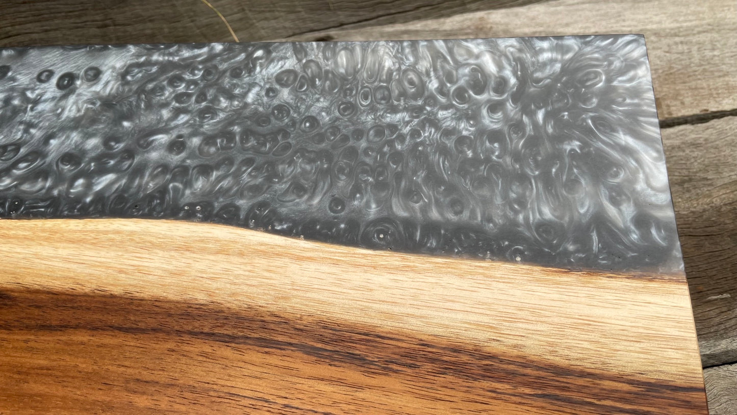 Blackwood silver chopping board