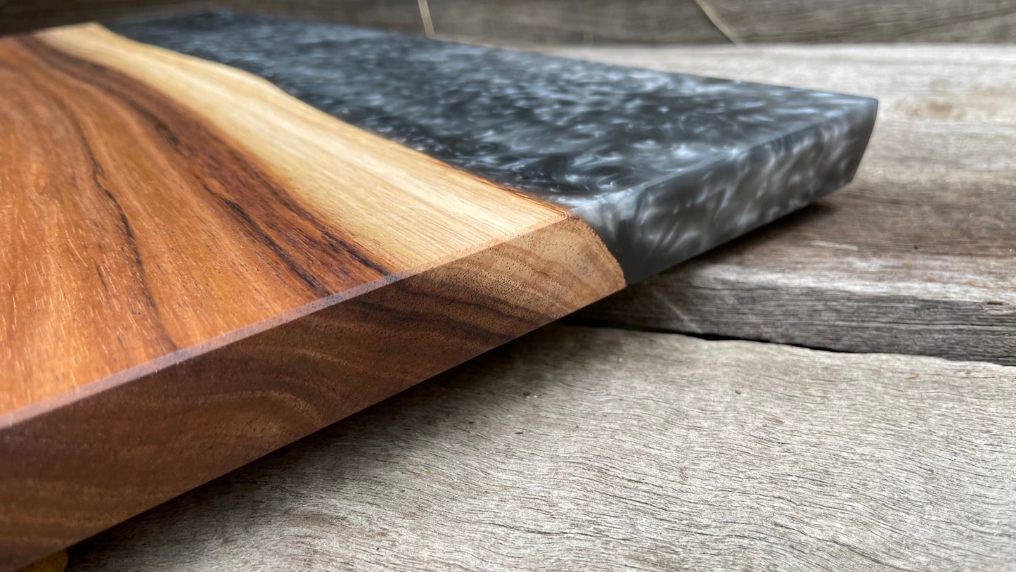 Blackwood silver chopping board