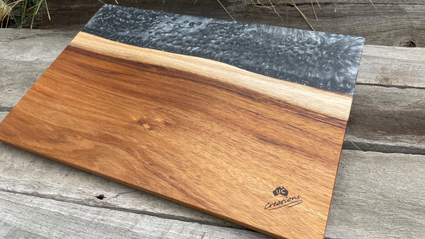 Blackwood silver chopping board