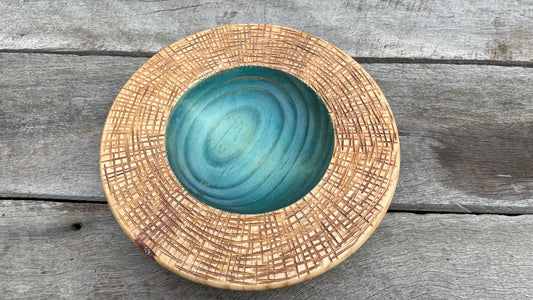 Pine bowl blue